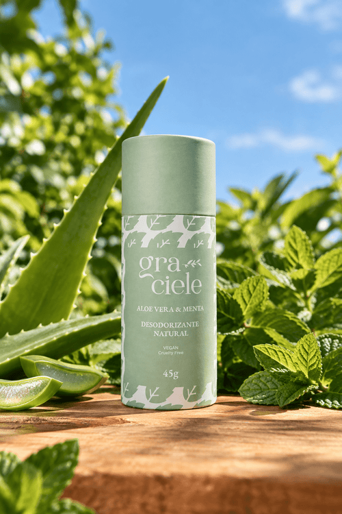 Desodorizante Natural Aloe Vera & Menta - Graciele